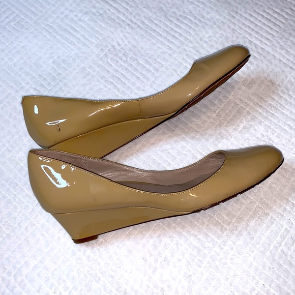 Cole Haan Nike Air Maple Sugar Patent Leather Wedge, Size 9B - Picture 14 of 16